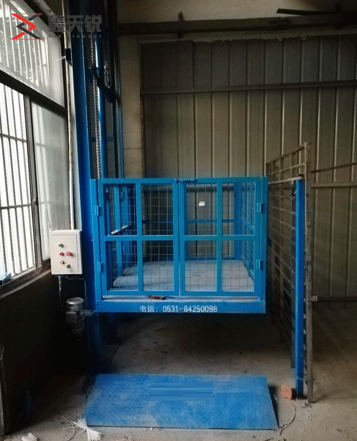 楚雄单轨单缸导轨式升降机